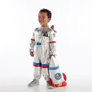 Pottery Barn Astronaut Costume with light up rockets